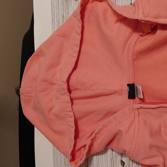 PAUL Frank original pink hoodie monkey zipper sweater Medium girl kids - Picture 8 of 9